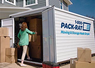 How 1 800 PACK RAT Portable Storage Moving Works