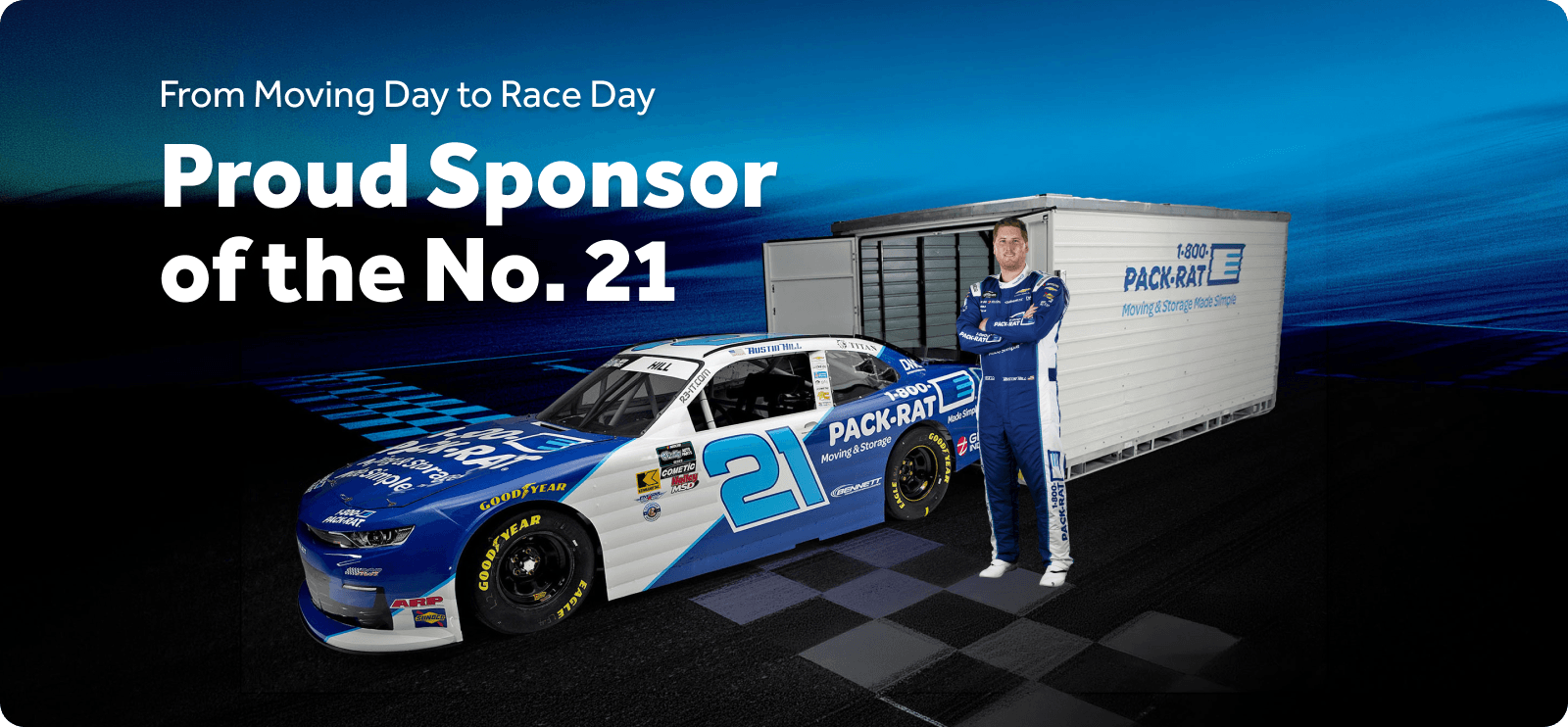 Richard Childress Racing 21 Car with Austin Hill