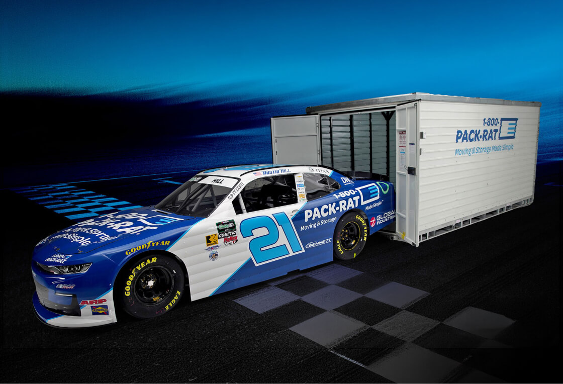 21 Car & 1-800-PACK-RAT Container