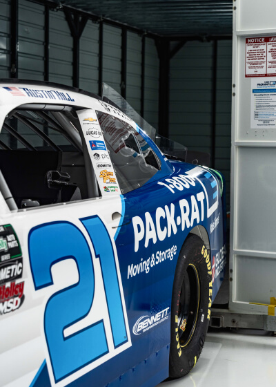 1-800-PACK-RAT Back Panel