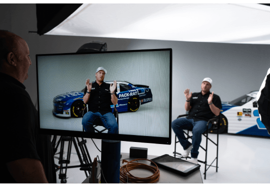 Austin Hill behind the scenes
