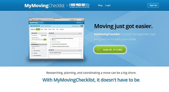 moving checklist and moving checklist app 1 800 pack rat checklist moving